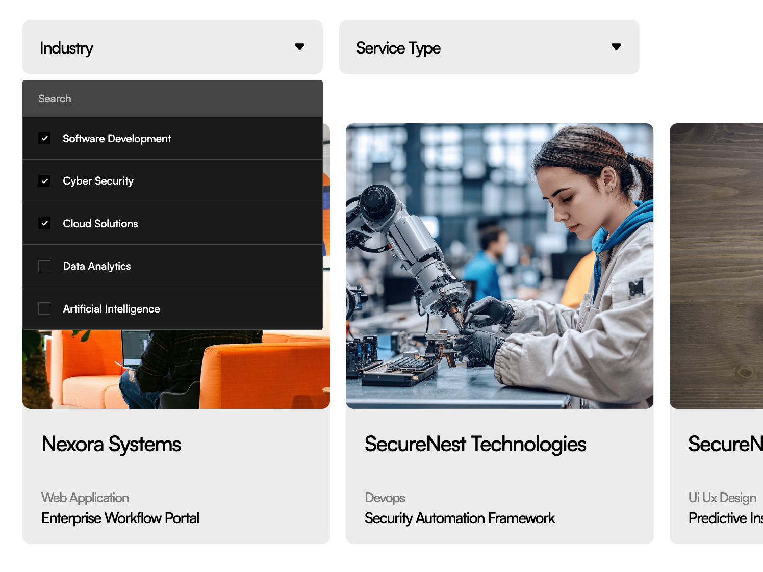 Multi-Select Filtering