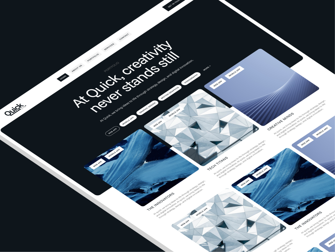 Showcase portfolios and webinars with flexible grid layouts