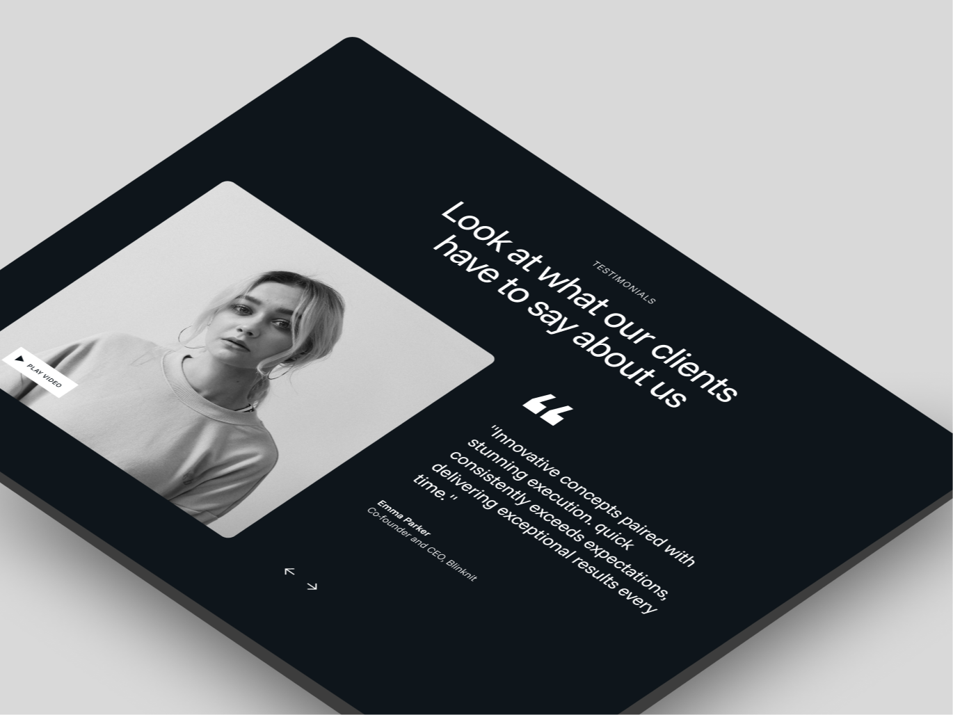 Build credibility with testimonials and video popups
